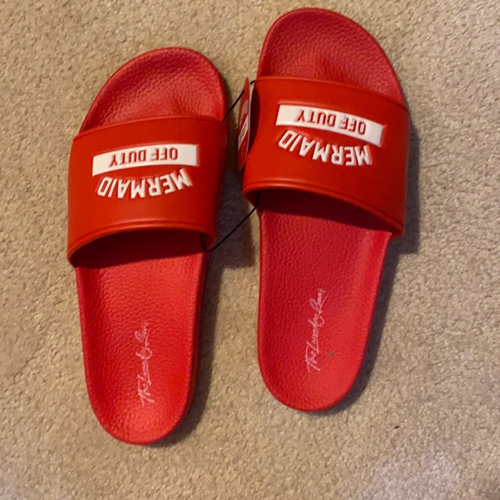 MERMAID OFF DUTY slides NWT